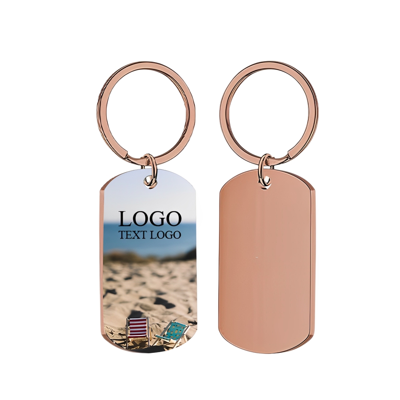 Photo Keychain With Text Unique Engraved 11