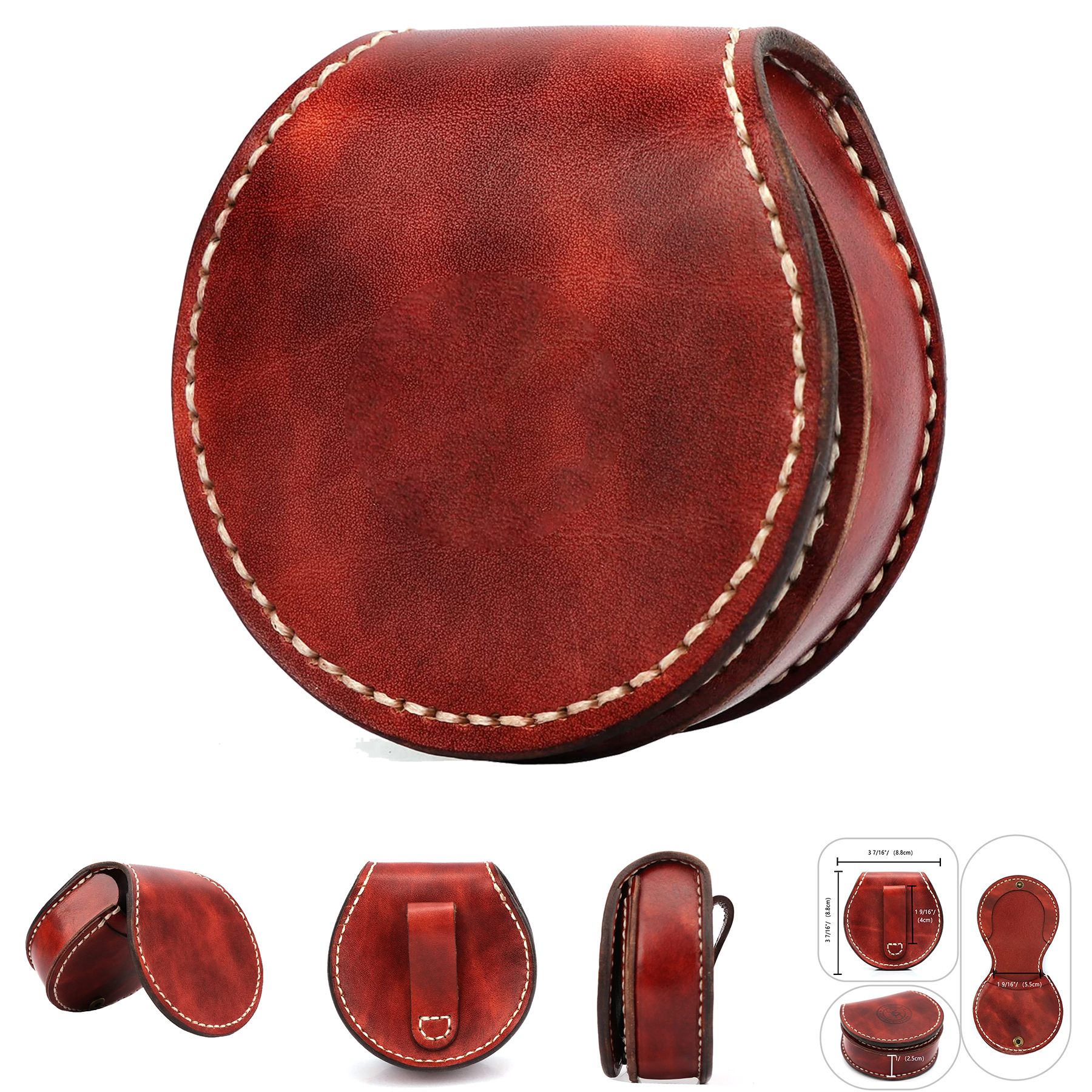 Handmade Sewing Round Small Coin Purse 2