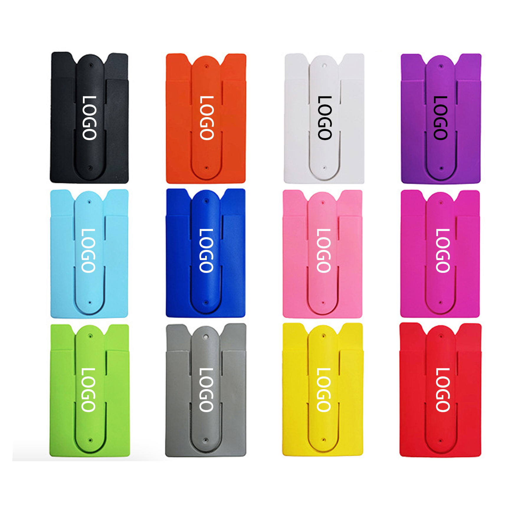 Silicone Phone Wallet With Stand 1