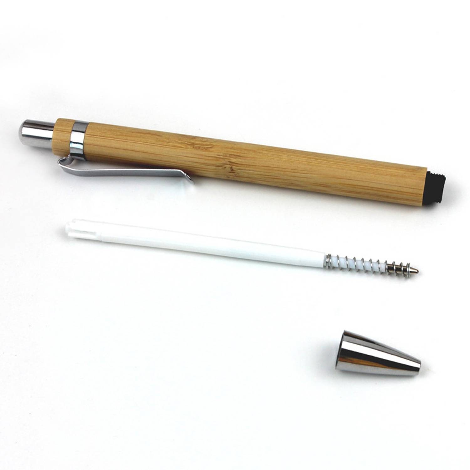 Bamboo Sustainable Retractable Ballpoint Pen 3