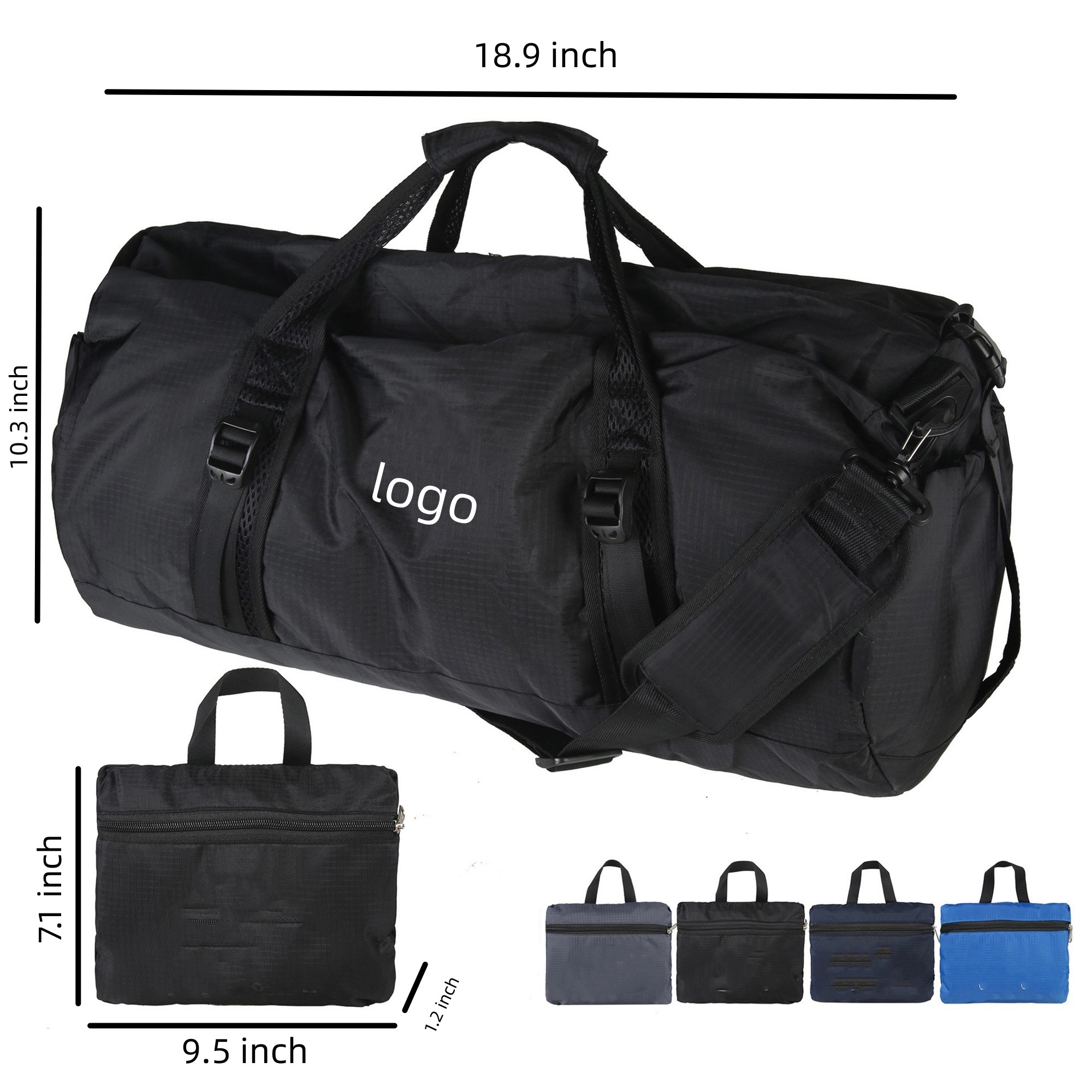 Foldable Iuggage Bag MOQ 100PCS 4