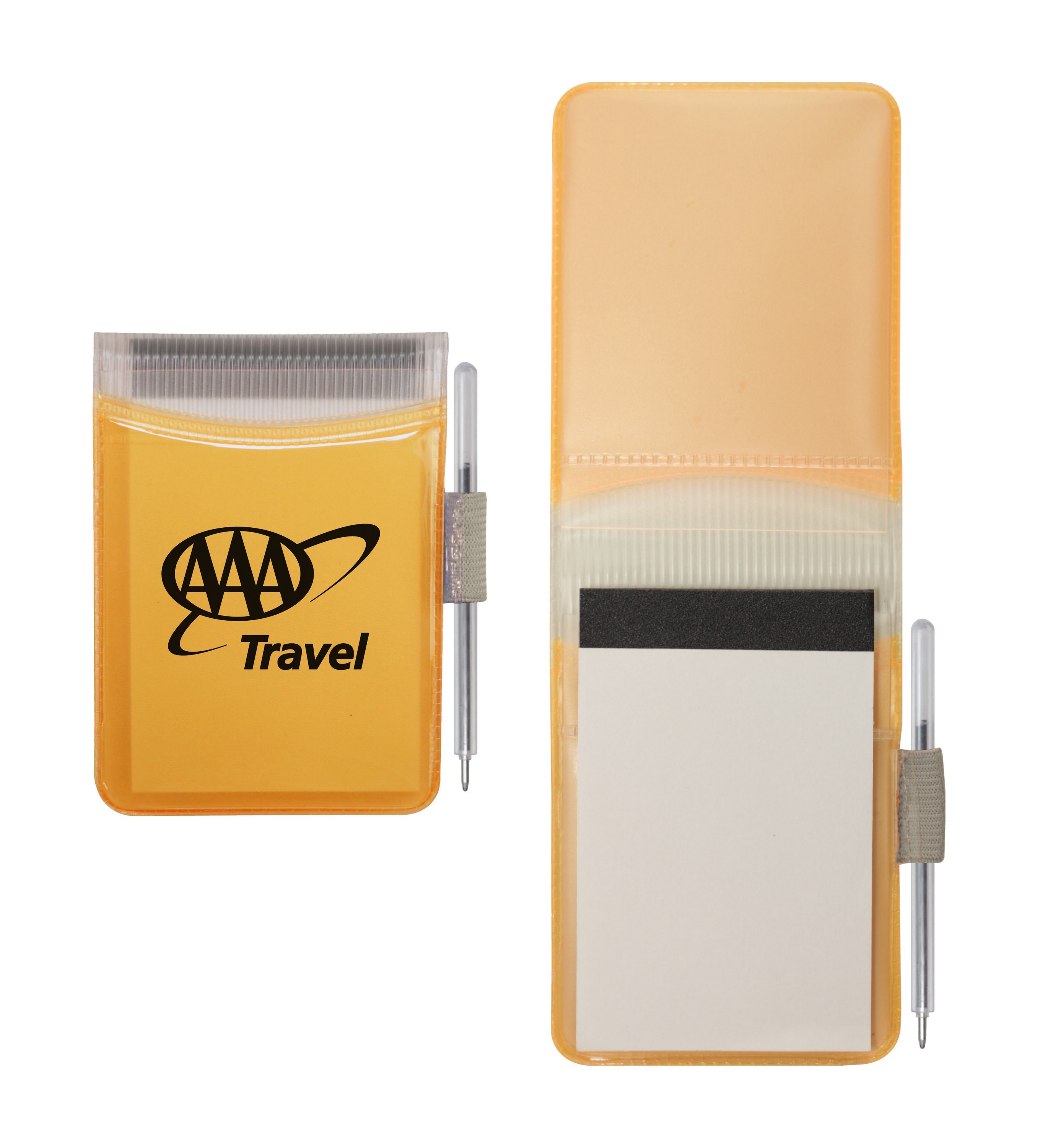 Hard Cover Memo Book with 100-page pad & matching pen 2