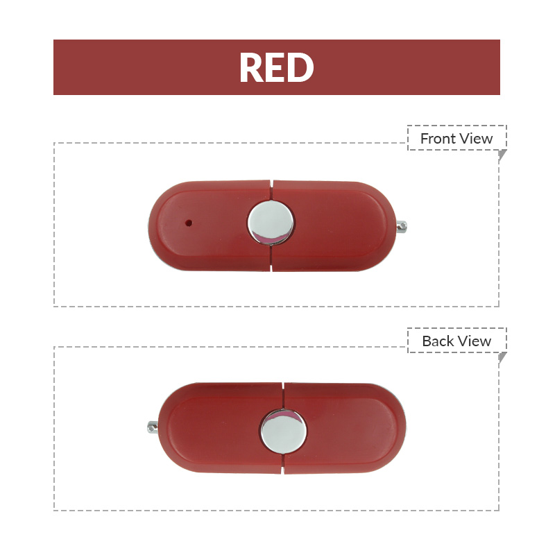Racetrack Shaped USB Flash Drive 3