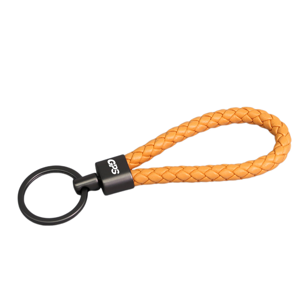 4 3/4 " Braided Woven Rope Rings Keychain 3