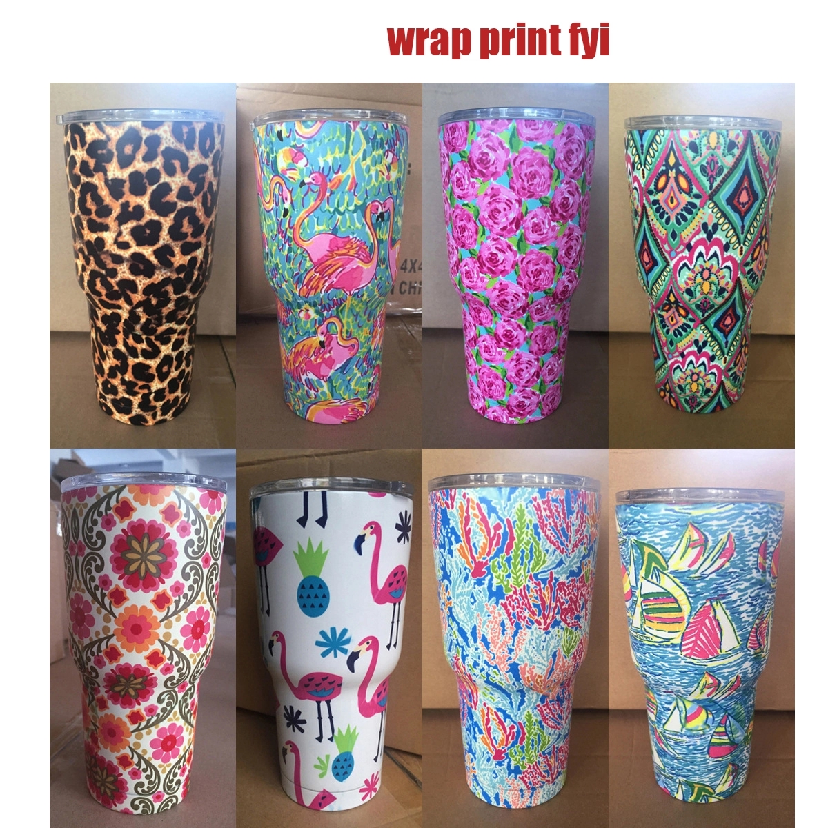 Football Print 20-30Oz Tumbler Ss Vacuum 6