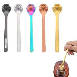 Cat Shaped Spork Dessert Fruit Fork Spoon 6