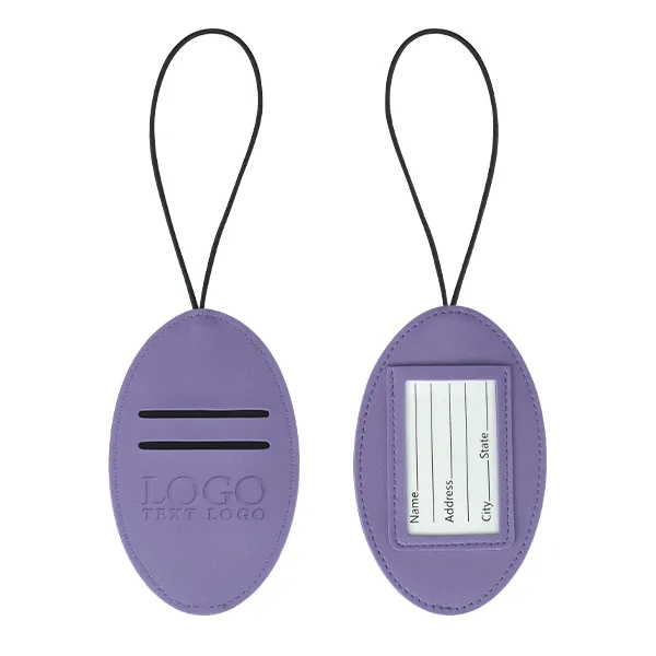 Vegan Leather Luggage Tags 6