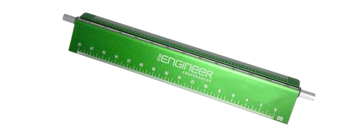 10" 45/90 Degree Aluminum Drafting Triangle 1