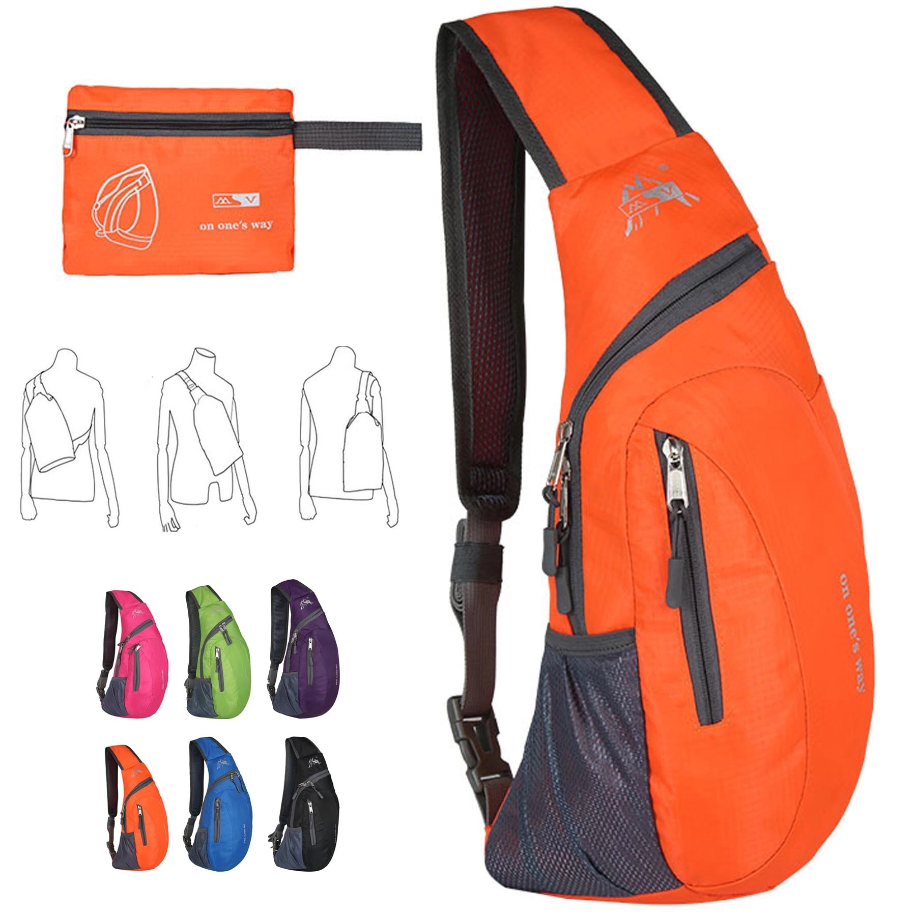 Lightweight Sling Backpack 1
