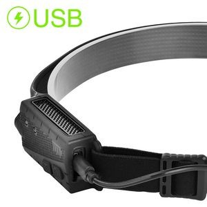 Induction Headlamp LED Flashlight With White And Red Light Tape 16