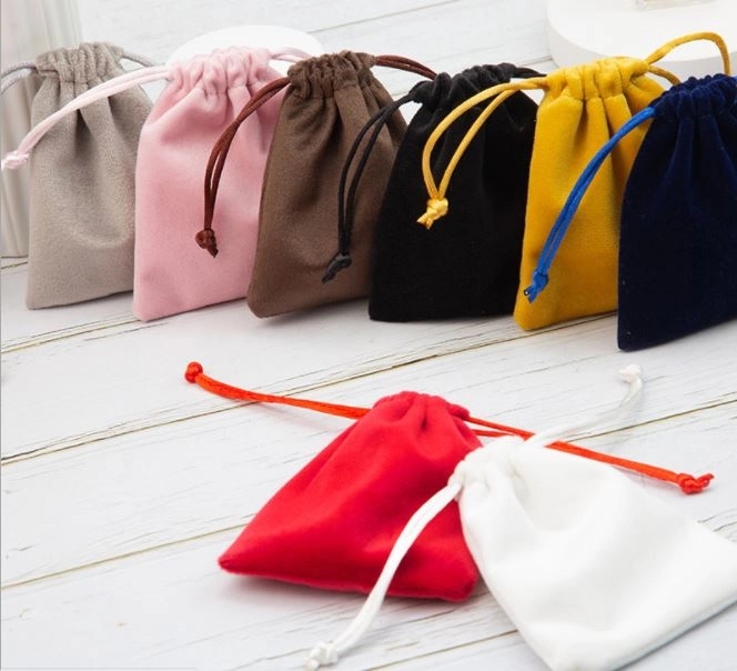 Velvet Bag, Mini Pouch, Mini-Drawstring Bag 2