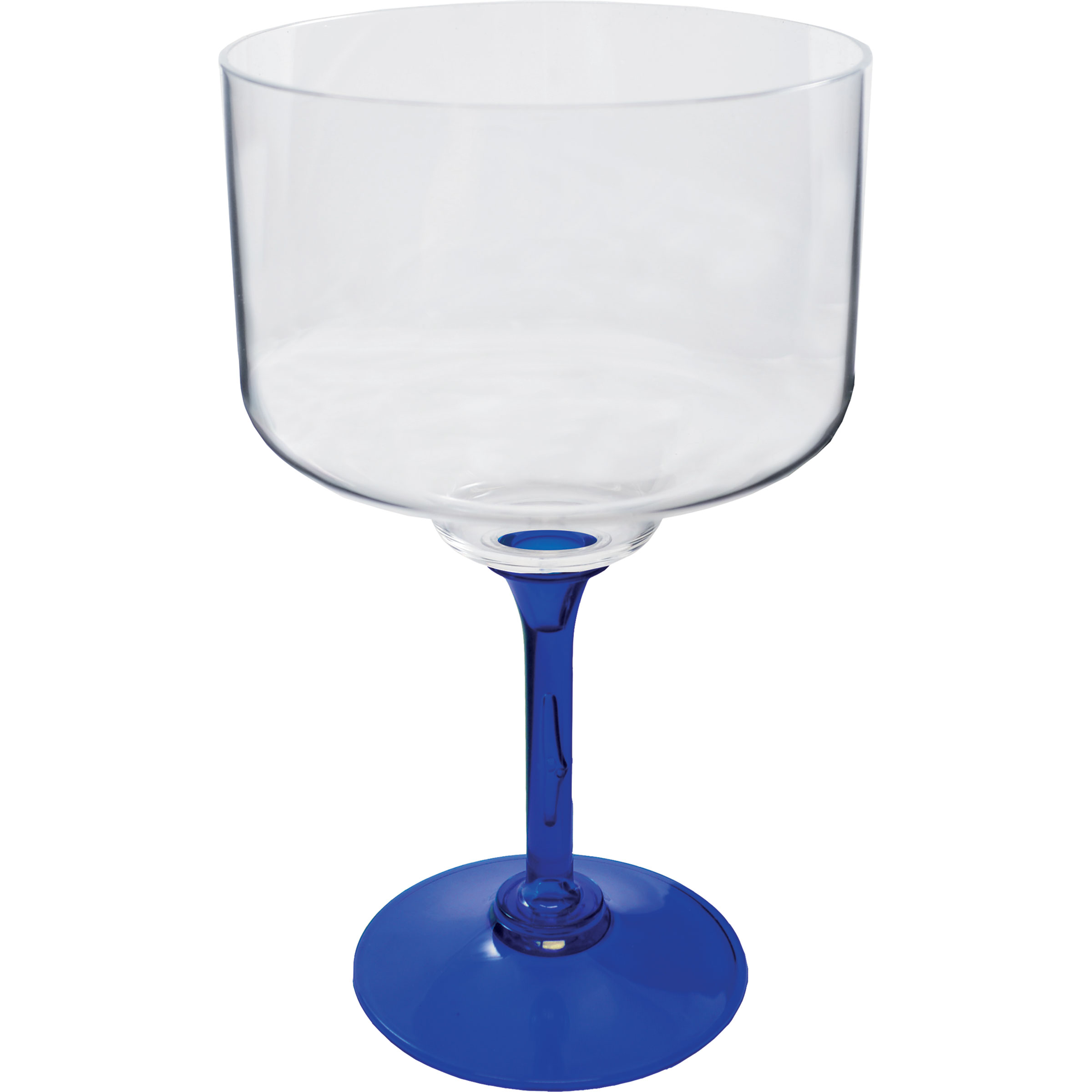 18oz Standard Stem Plastic Margarita Glass with Your Choice of Stem Color 5