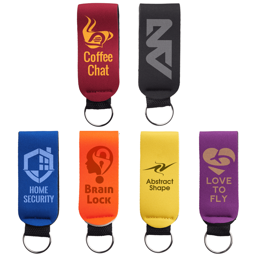 Neoprene Strap Keychains 2