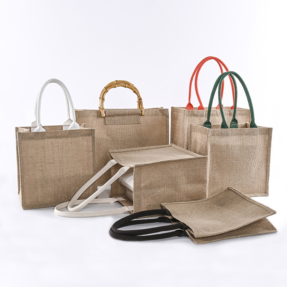 Knitted Beach Jute Handbag 4
