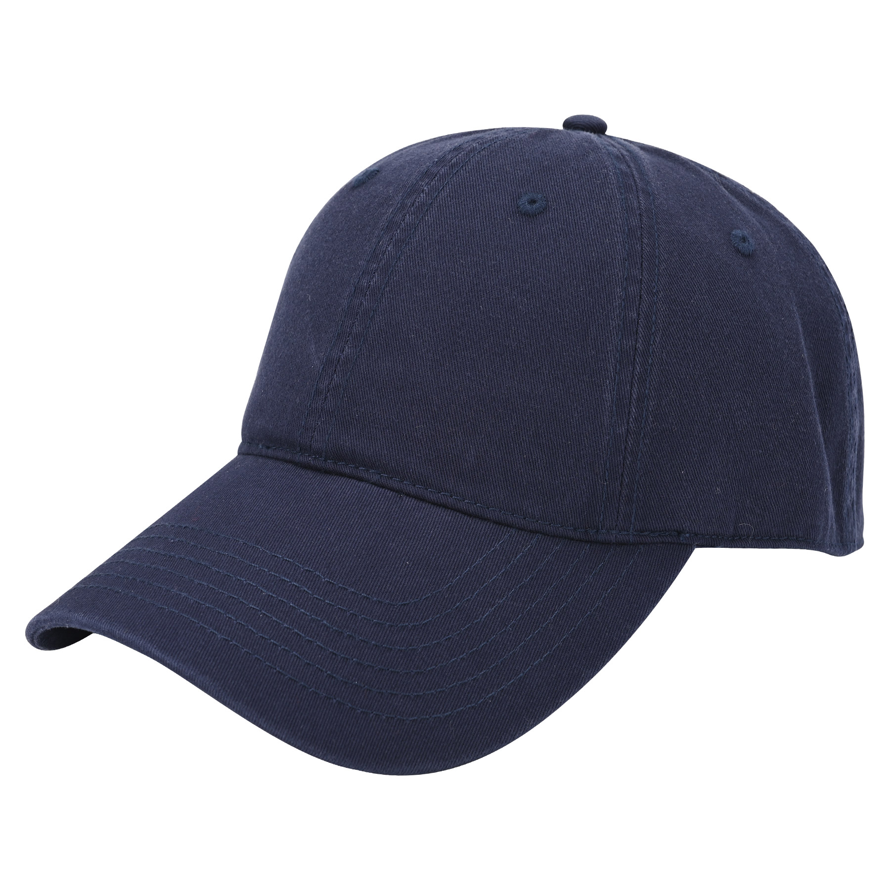 Classic 6-Panel Curved Brim Baseball Cap with Metal Buckle Closure (MOQ: 1pc) 11