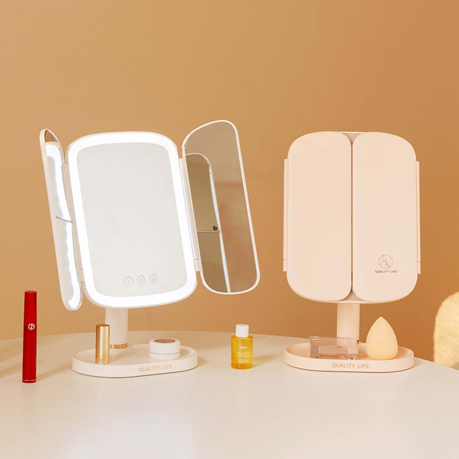 LED sunset light makeup mirror 4