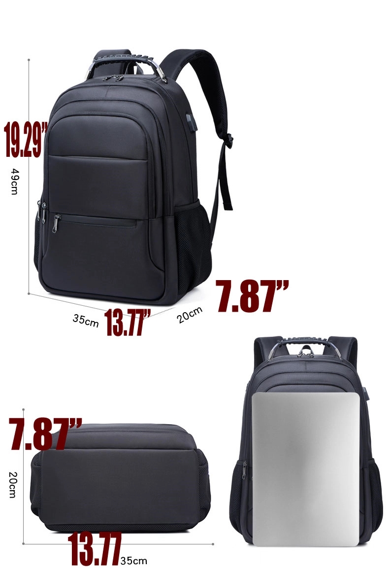 Customized Business Travel Backpacks With USB Port 27