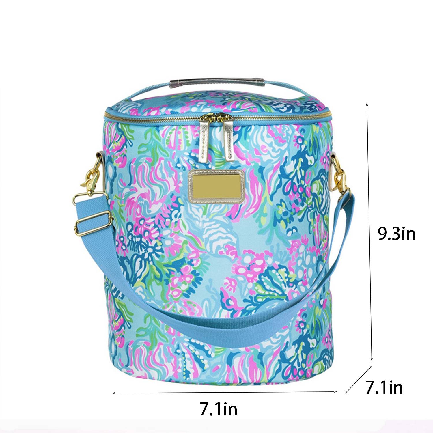7L Portable Oxford Farbic Insulated Cooler Lunch Bag 2