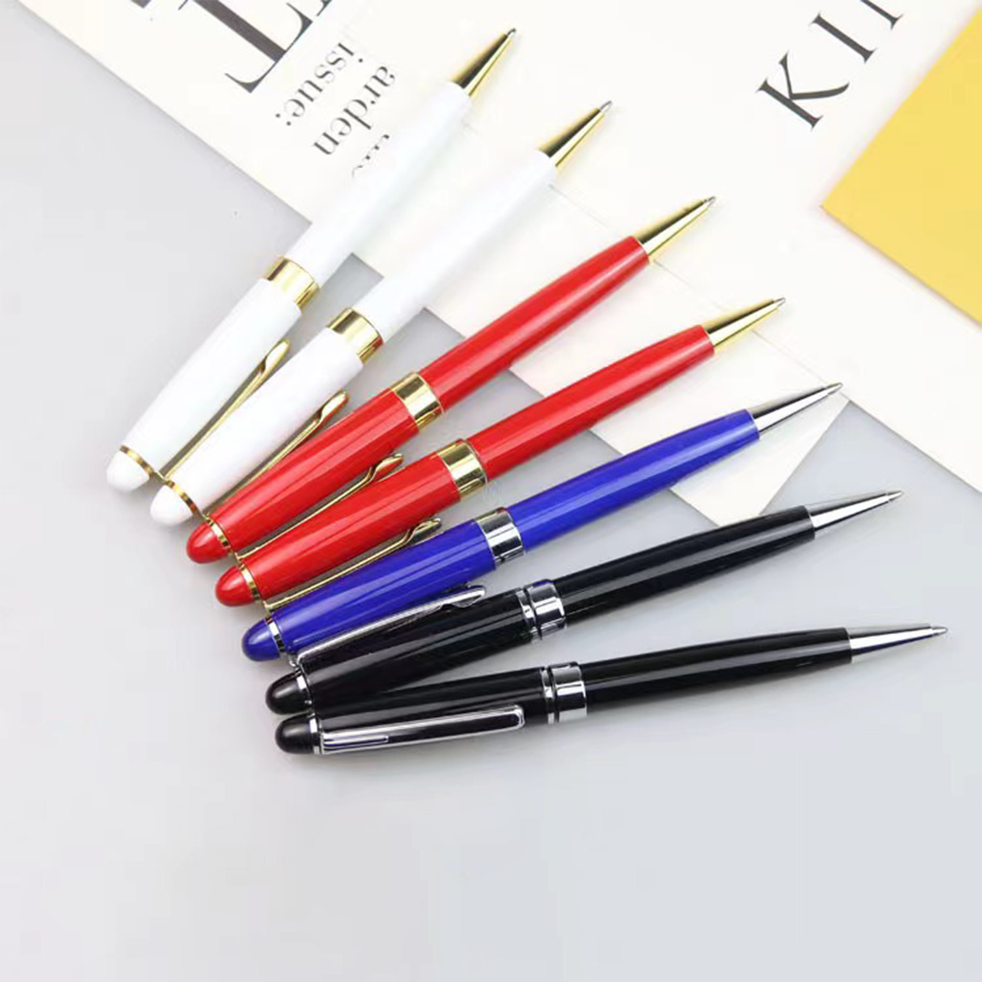 Metal Ballpoint Pen With Customizable Logo 2