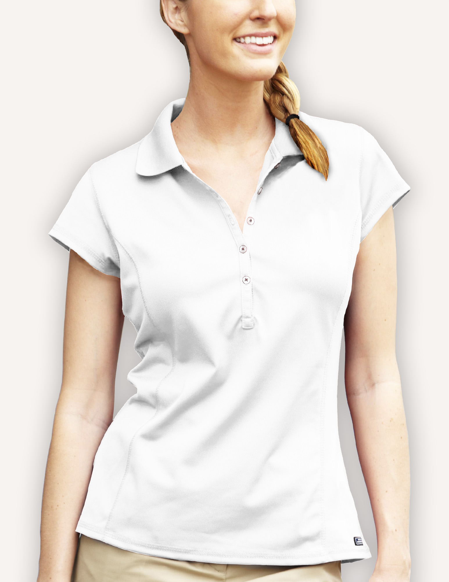 Ladies' Galactic Micro Pique Solid Polo Shirt 3