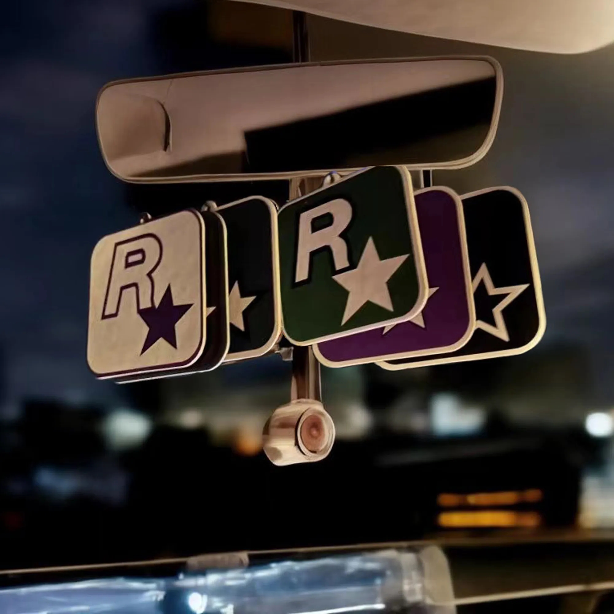 3" Hanging Aromatherapy Paper Car Freshener 4