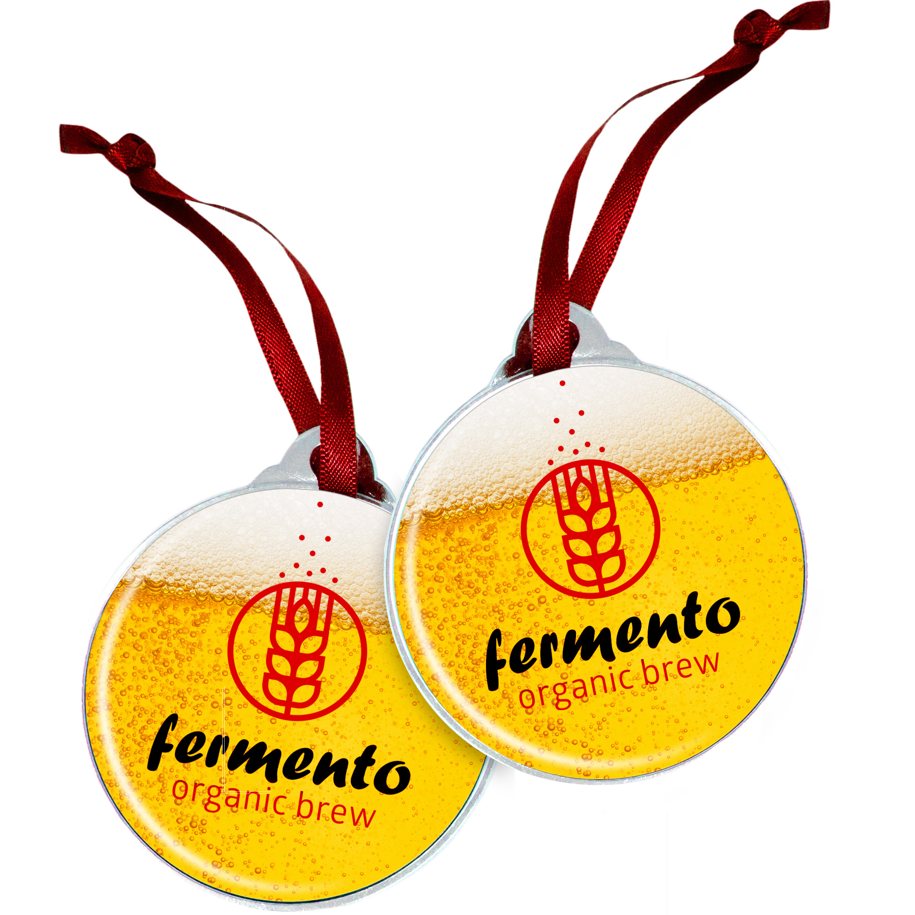 Print Ornaments: Two sides up to 2.5" x 2.5"