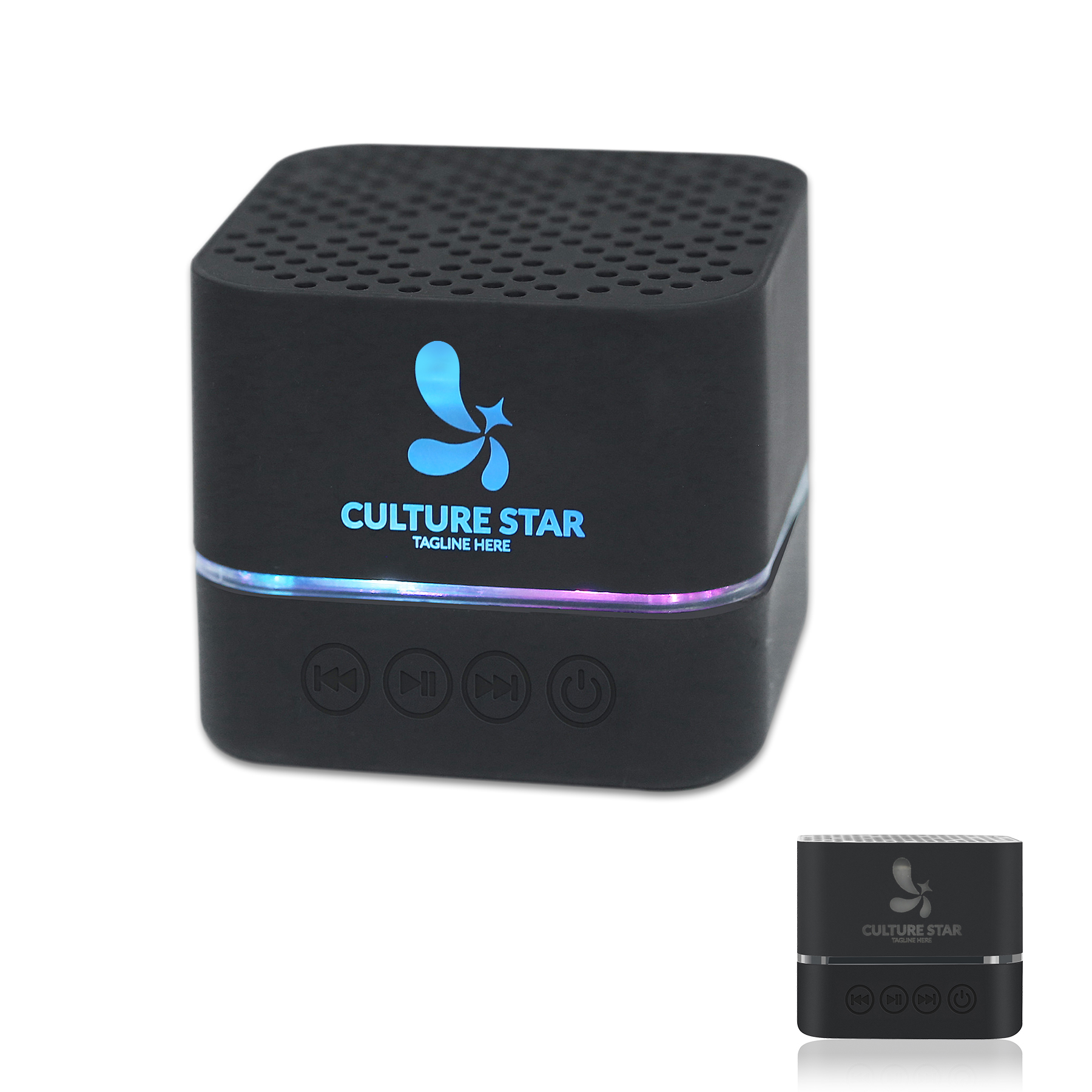 Waterproof Wireless Speaker with Light-up Logo 4