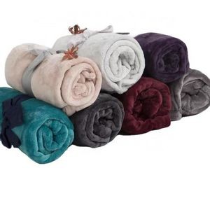100% Polyester Super Soft Flannel Throw Blanket 2