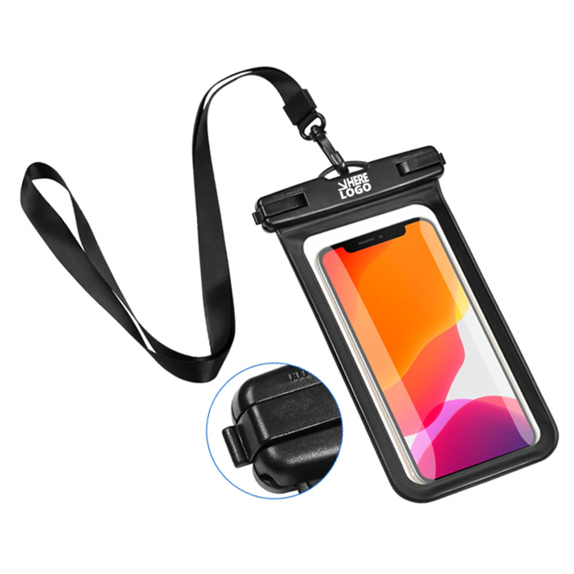 PVC Mobile Phone Waterproof Dry Bag MOQ 50PCS 4