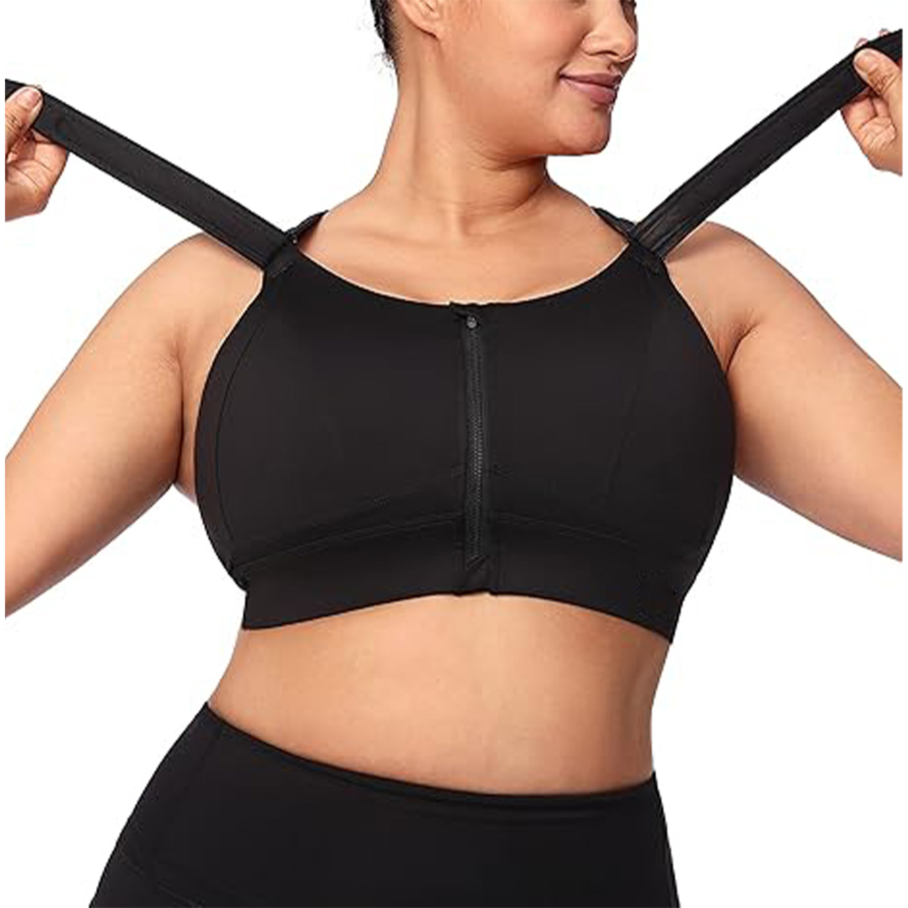 Women's Adjustable Zipper Front Bra 4