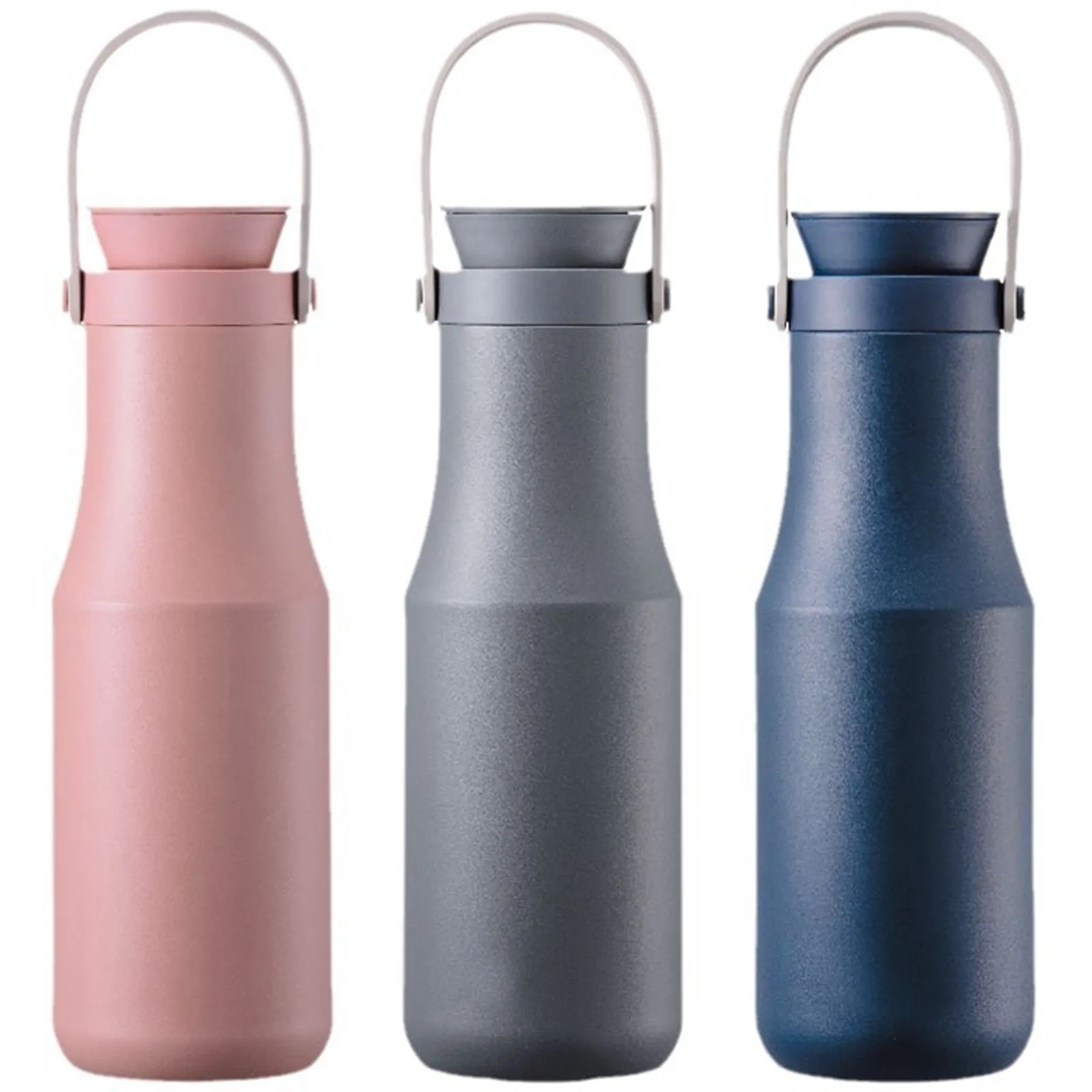 16 Oz. Stainless Steel Vacuum Water Bottle with Handle 7