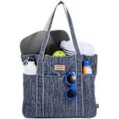 The Goods Navy Heather Carry All Tote 27