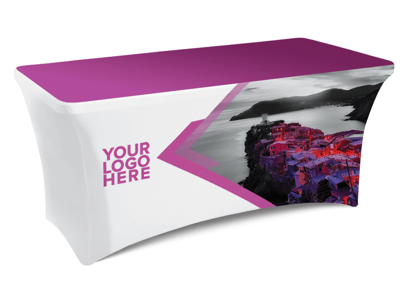 6ft Printed Stretch Tablecloth