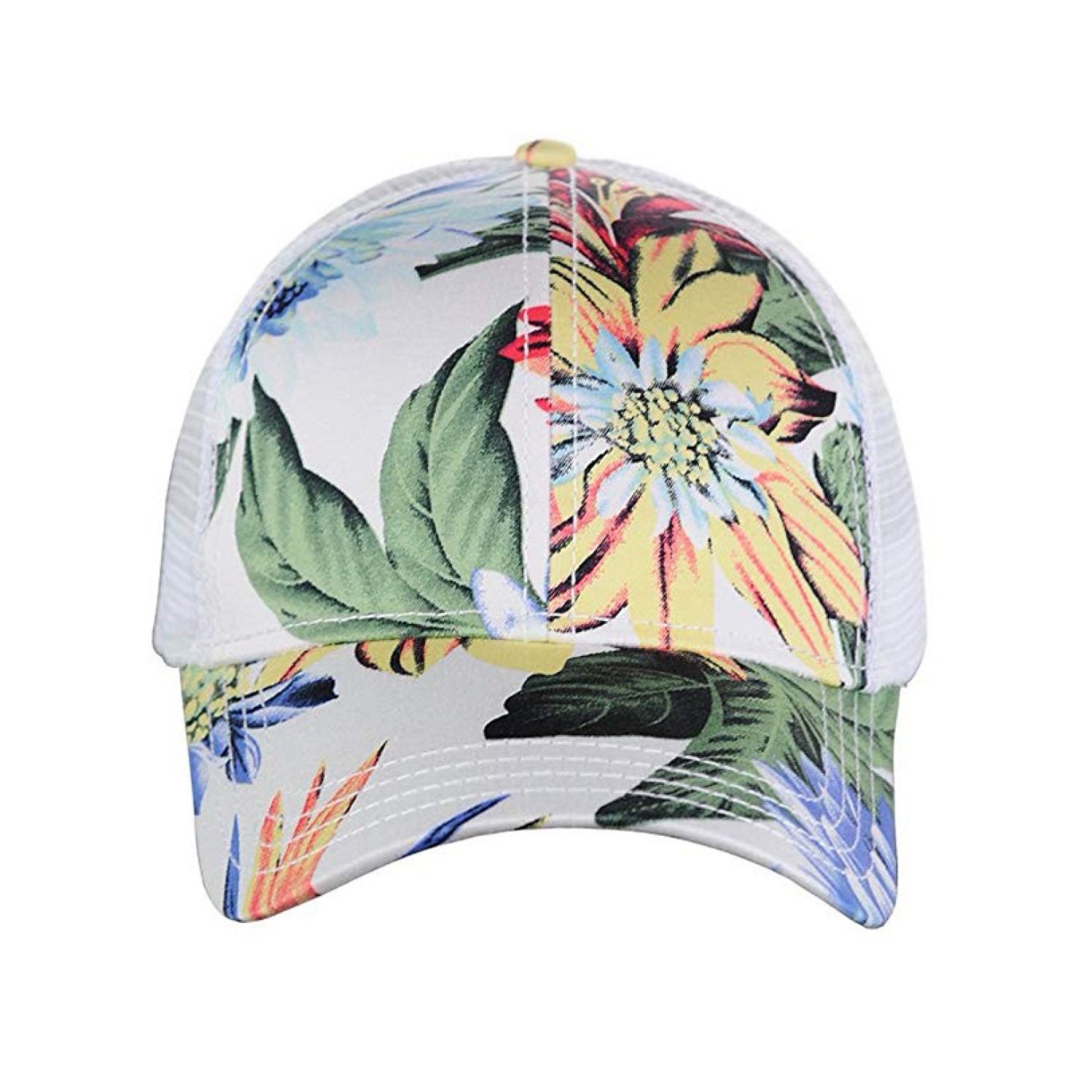 Sublimation 6 Panel Mesh Back Cap - High, Medium, Or Low Crown 2