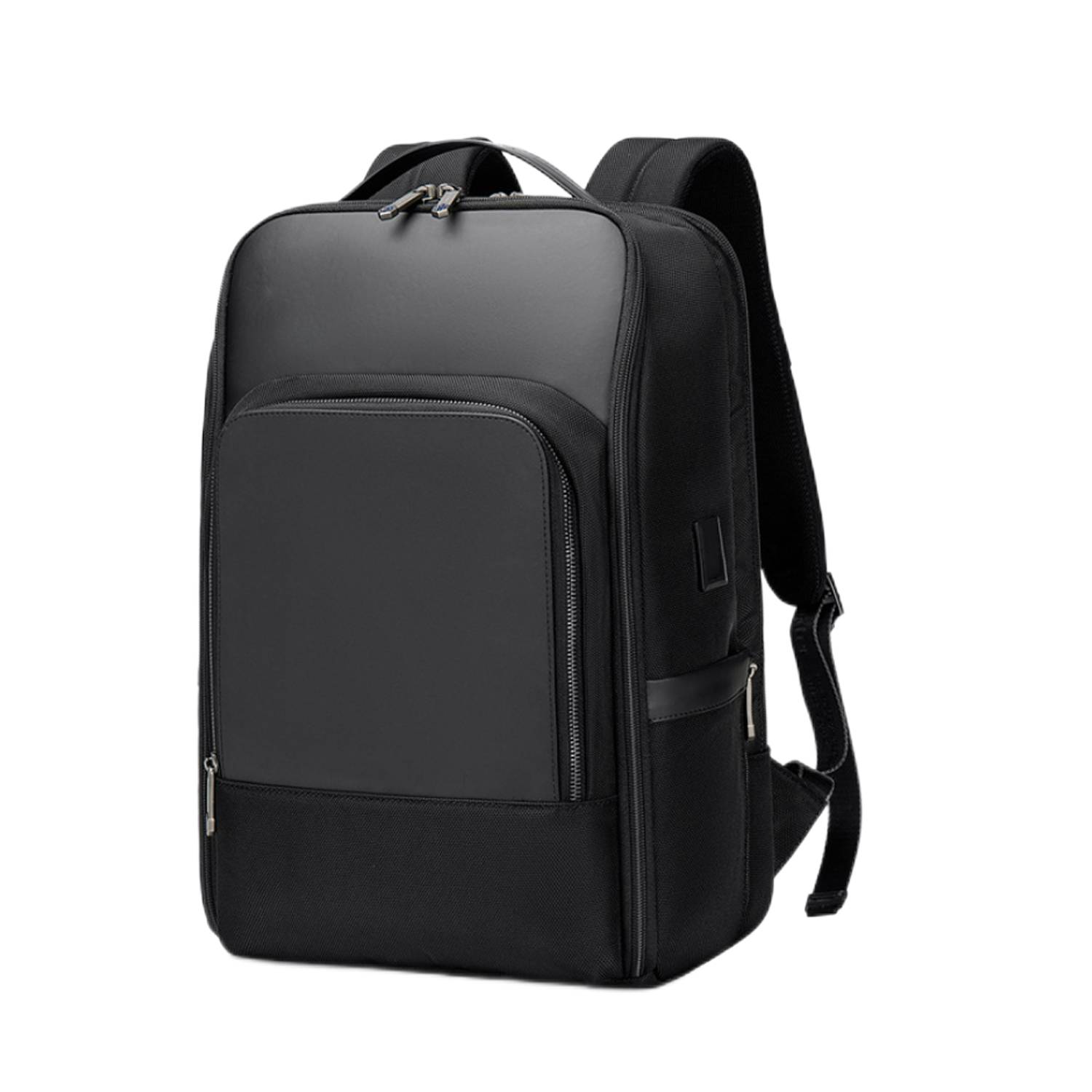 Waterproof Polyester Backpack With Usb Charging Port 1
