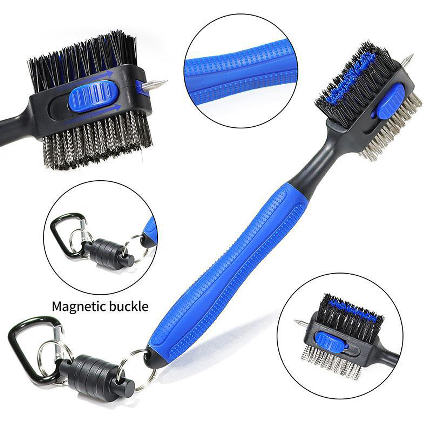 Golf Clean Brush w/ Magnetic Clasps 4