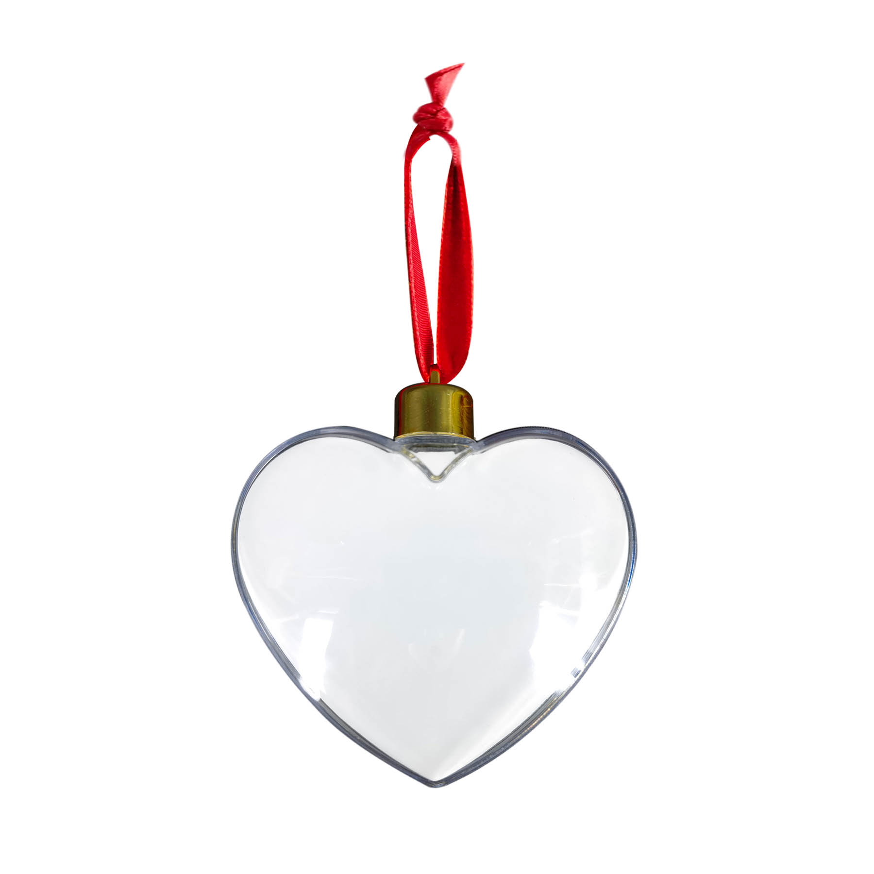 MDF Full Color Clear Heart Ornament 5