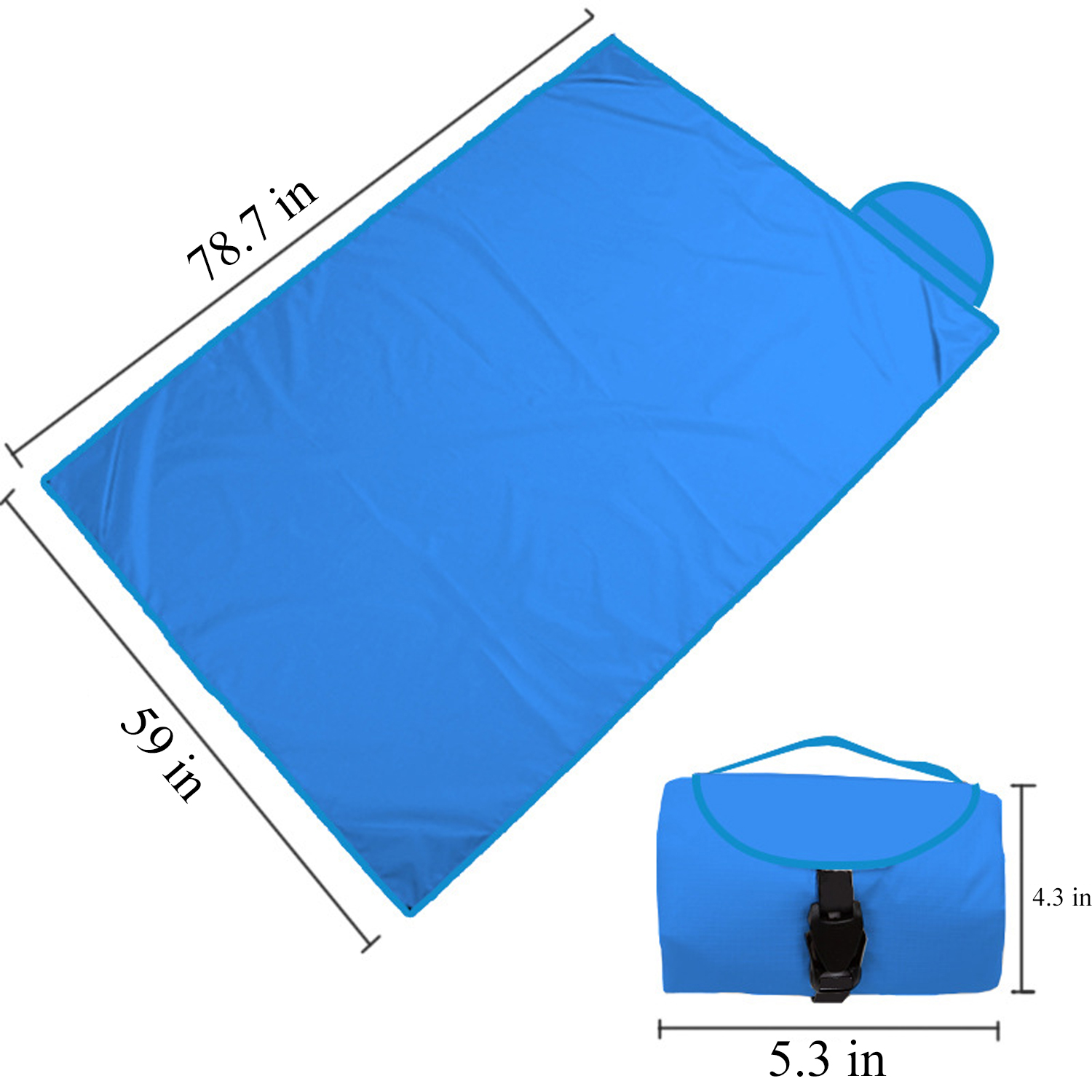 Outdoors Waterproof Foldable Oxford Camping Mat 8