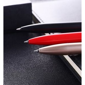 Click Action Ballpoint Pens With Rubber Grip 5