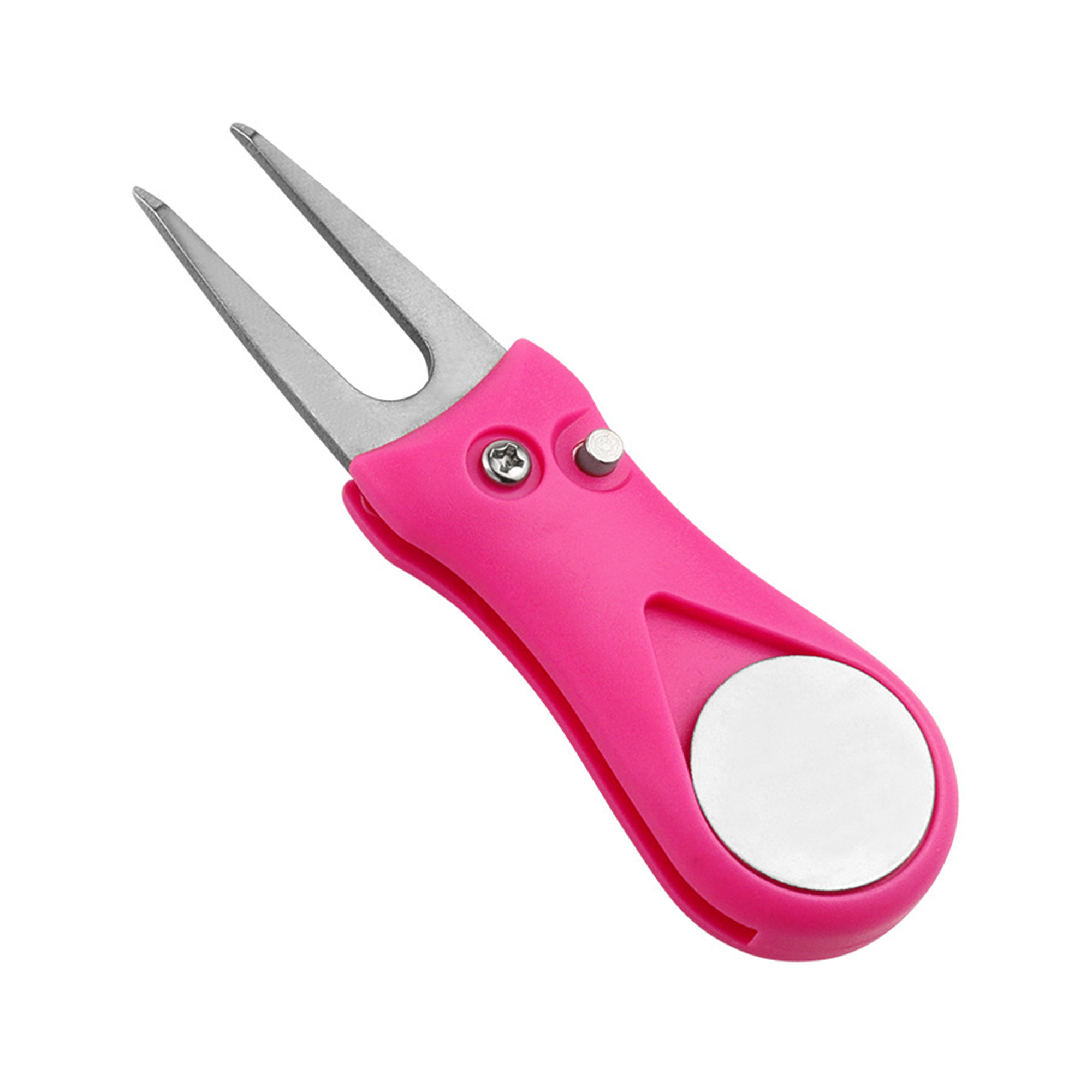 Foldable Golf Divot Repair Tool With Magnetic Marker 2.75" By 1.2" 10