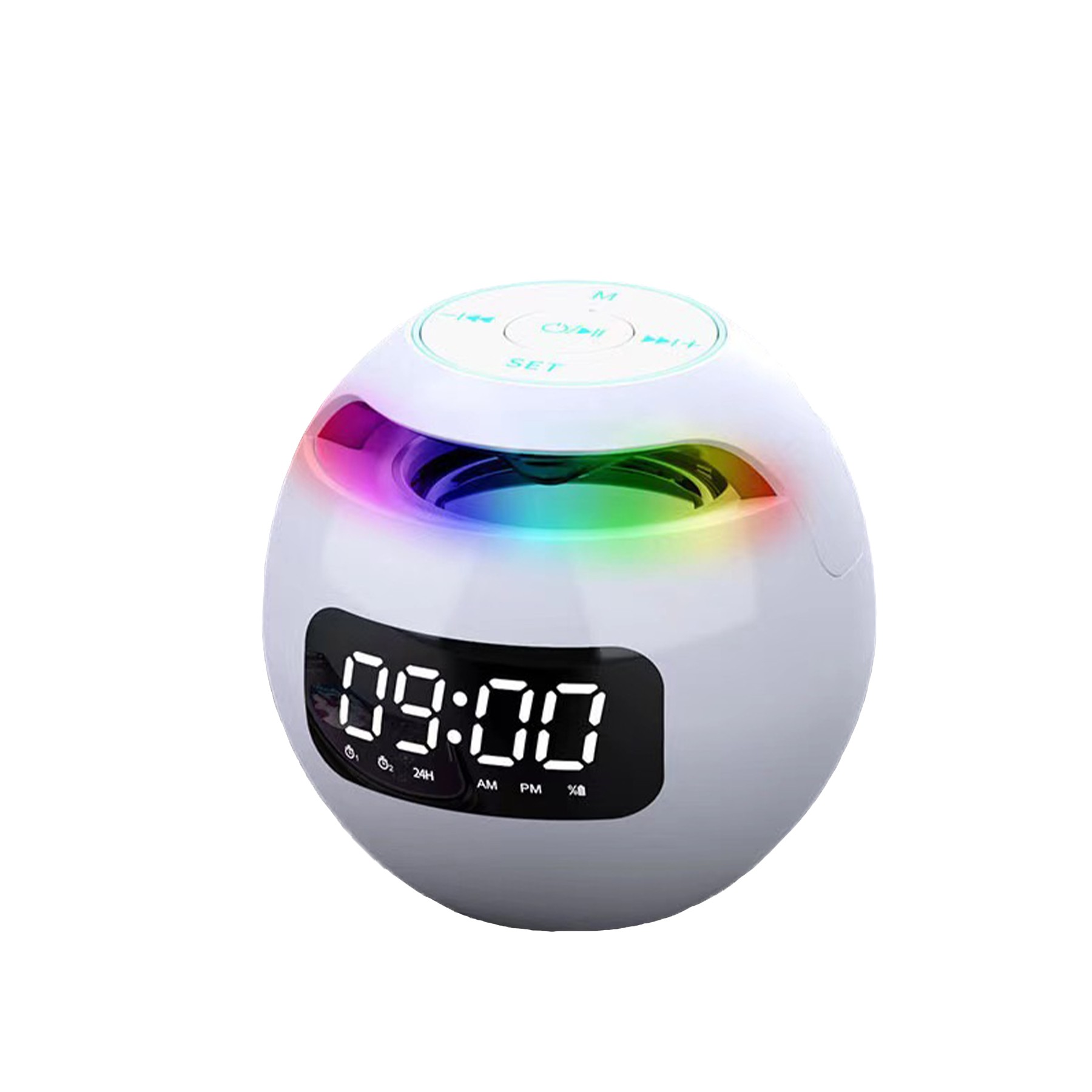 Bluetooth Speaker with Clock 2