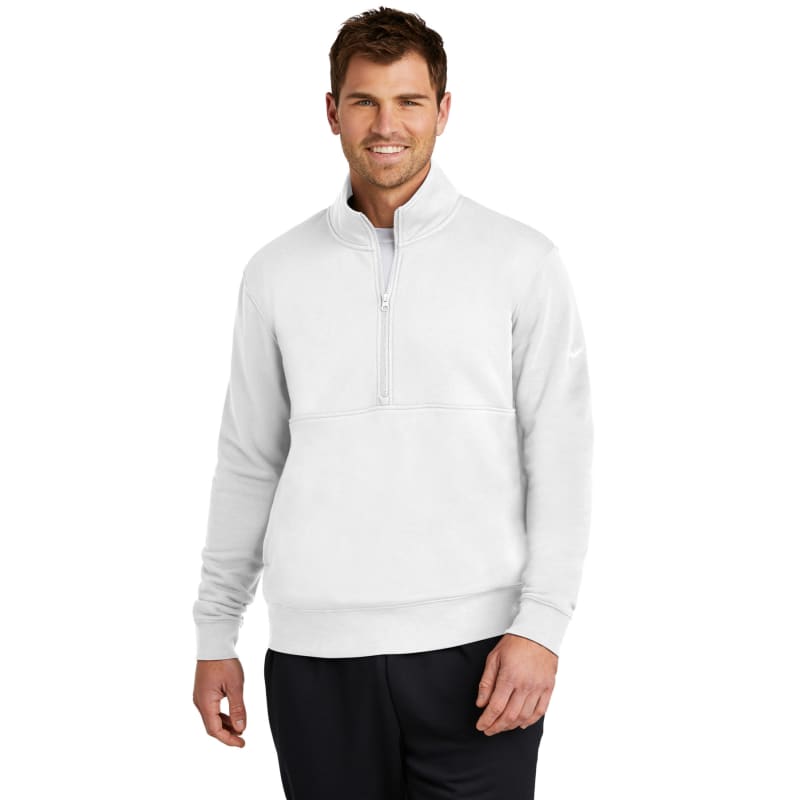 Nike Club Fleece Sleeve Swoosh 1/2-Zip 14