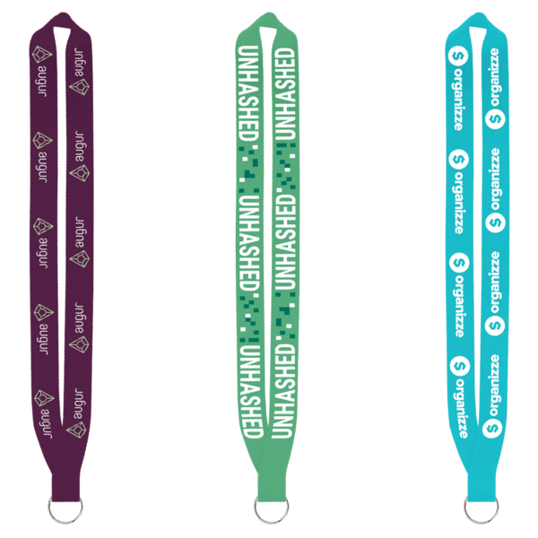 IMPORT Rush 1" Dye-Sublimated Lanyard with Sewn Silver Metal Split-Ring 3