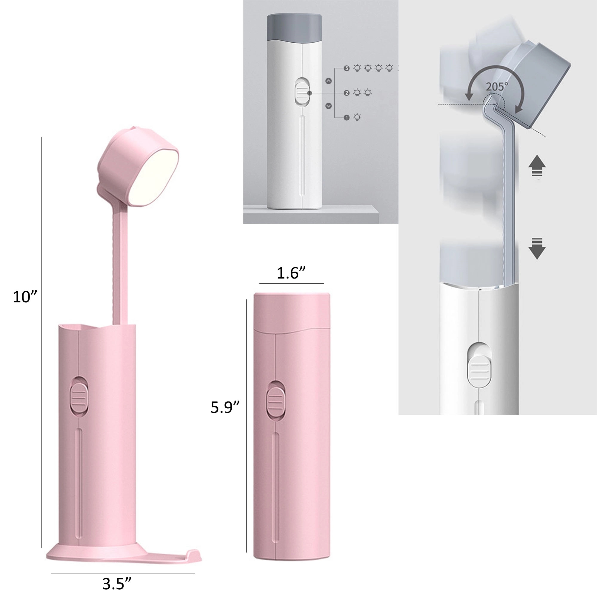 LED Foldable Dimmable Desk Lamp 3