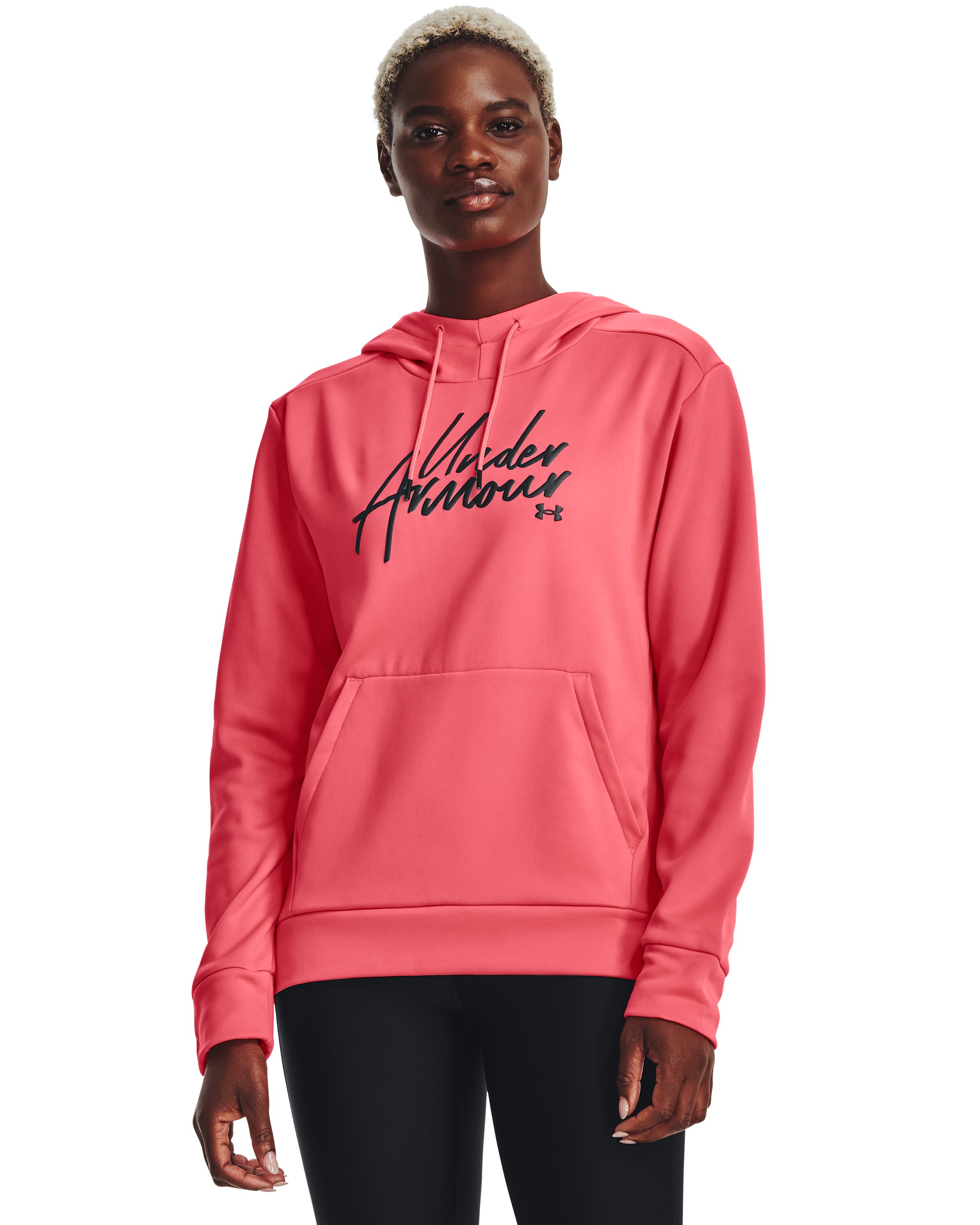 Women's Armour Fleece Script Hoodie 6