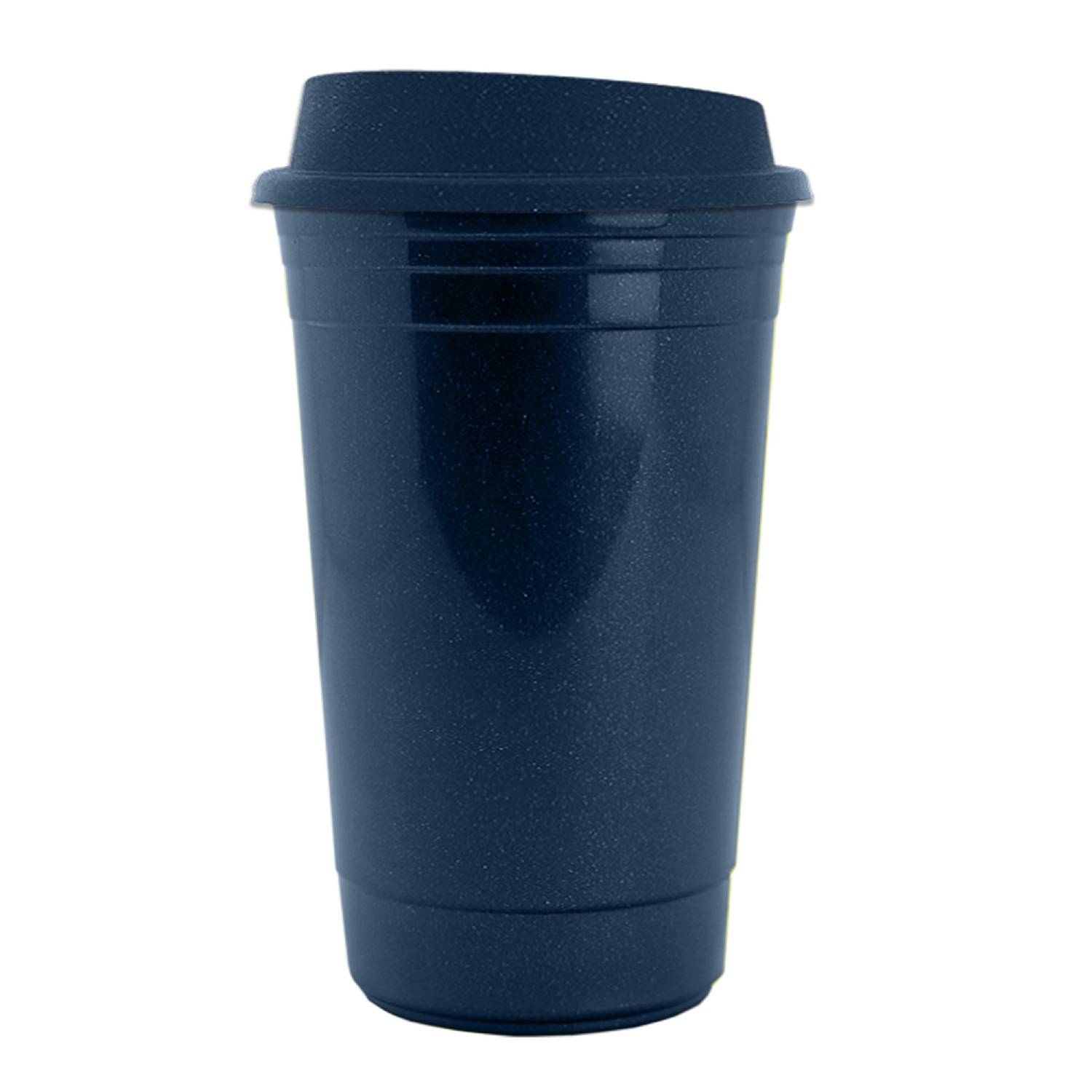 Double Wall Insulated Travel Tumbler with Lid, 16 oz. 8