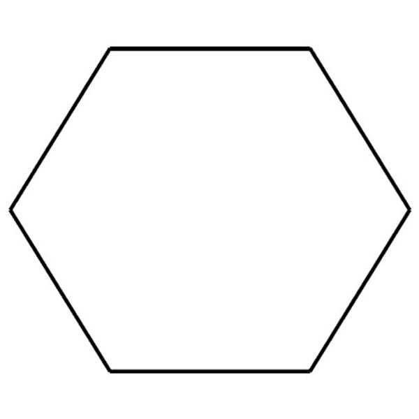 Hexagon Magnet - Full Color 2