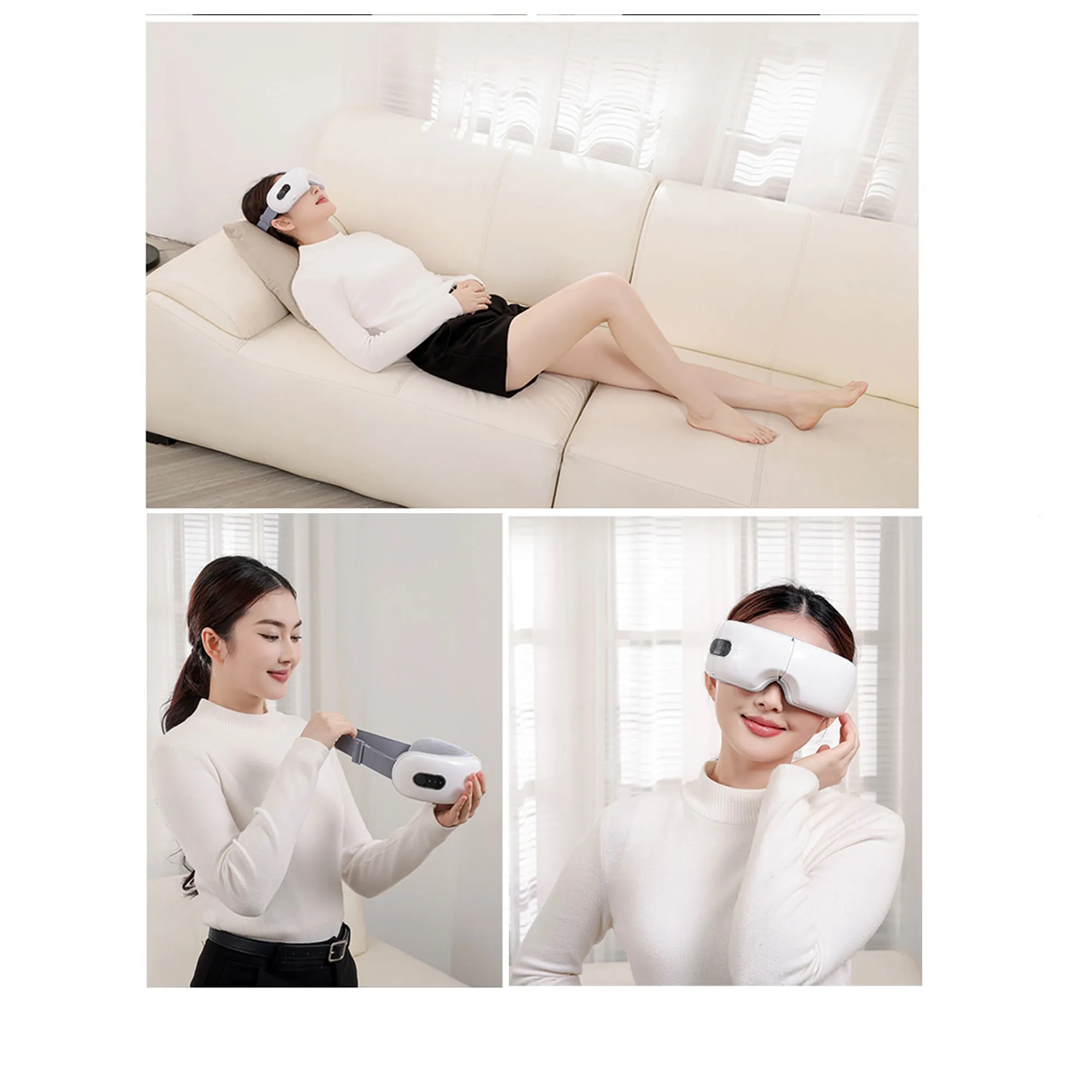 Premium Foldable Eye Massager With Heat & Vibration 5