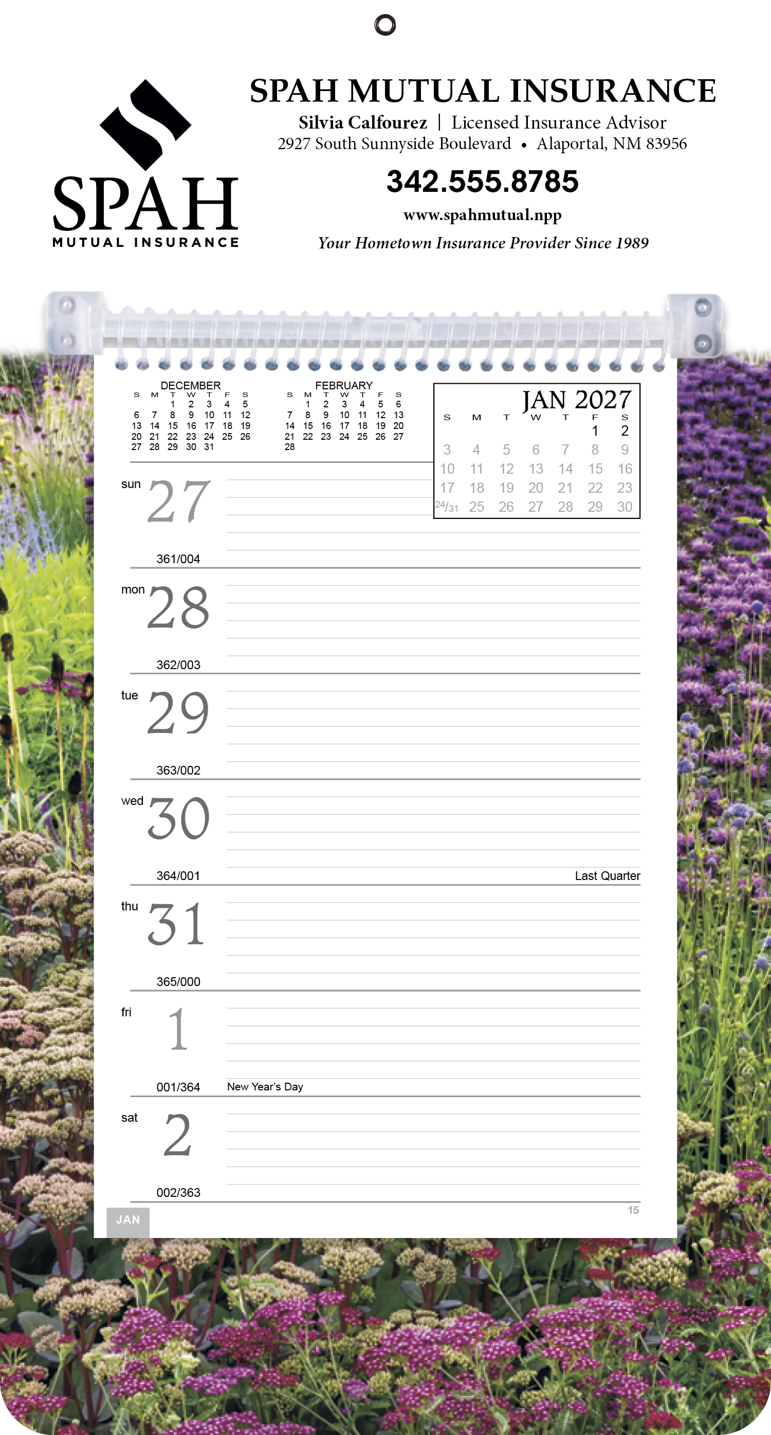 Triumph® Calendars Full-Color Weekly Memo Calendar 49