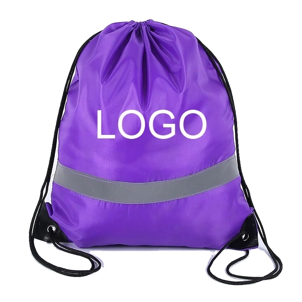 Reflective Safety Drawstring Bag (190T) 7
